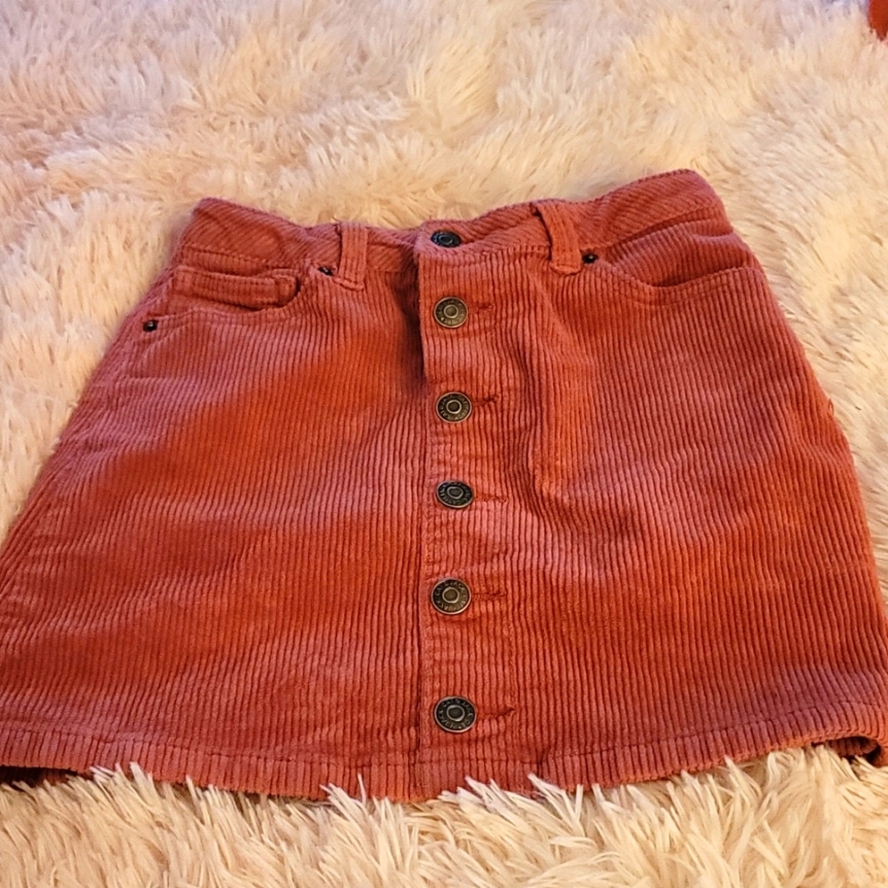 Burgundy corduroy skirt size 7/8